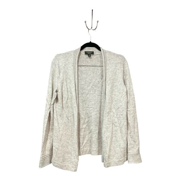 Charter Club Sweater Women Medium Gray Cashmere - Picture 1 of 3